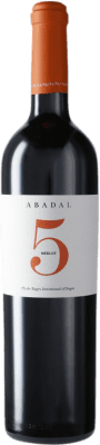 25,95 € Free Shipping | Red Wine Masies d'Avinyó Abadal 5 Reserve — Aged D.O. Pla de Bages Catalonia Spain Merlot 75 cl