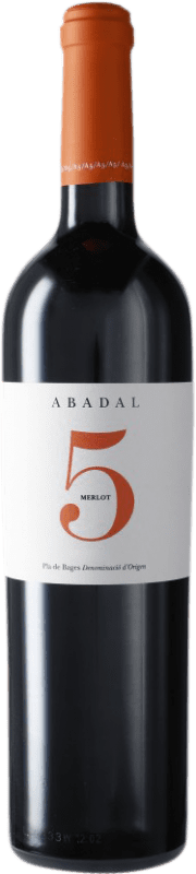14,95 € Spedizione Gratuita | Vino rosso Masies d'Avinyó Abadal 5 Riserva D.O. Pla de Bages Catalogna Spagna Merlot Bottiglia 75 cl