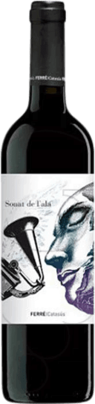 8,95 € Envio grátis | Vinho Tinto Ferré i Catasús Sonat de l'Ala Crianza D.O. Penedès Catalunha Espanha Merlot, Syrah, Garnacha — Grenache 75 cl