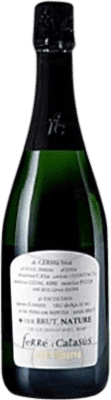 9,95 € Envío gratis | Espumoso Blanco Ferré i Catasús Brut Nature Reserva D.O. Cava Cataluña España Macabeo, Xarel·lo, Parellada 75 cl