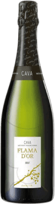 5,95 € 送料無料 | 白スパークリングワイン Castell d'Or Flama d'Or Brut 若い D.O. Cava カタロニア スペイン Macabeo, Xarel·lo, Parellada ボトル 75 cl