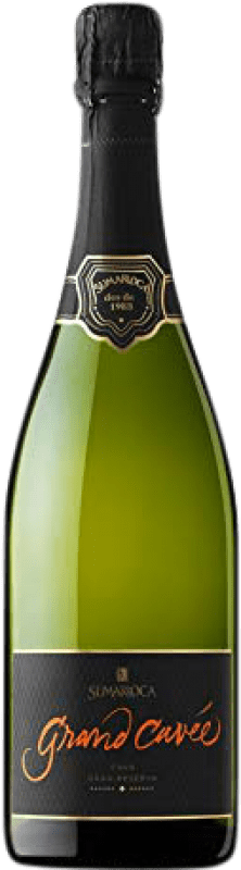 9,95 € Envio grátis | Espumante branco Sumarroca Cuvée Brut Nature Grande Reserva D.O. Cava Catalunha Espanha Chardonnay, Parellada Garrafa 75 cl