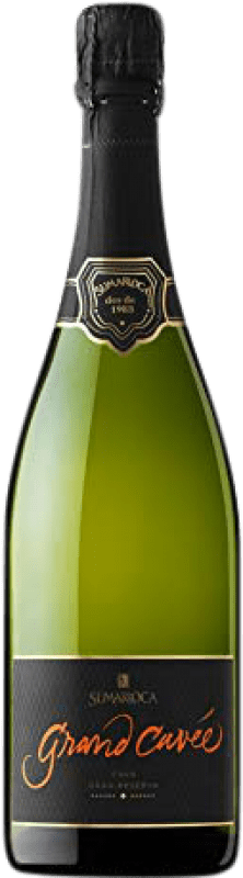 9,95 € Envío gratis | Espumoso blanco Sumarroca Cuvée Brut Nature Gran Reserva D.O. Cava Cataluña España Chardonnay, Parellada Botella 75 cl