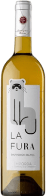 10,95 € Spedizione Gratuita | Vino Bianco Oliveda La Fura Crianza — Invecchiato in Botte D.O. Empordà Catalogna Spagna Sauvignon 75 cl