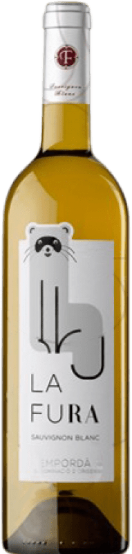 10,95 € Envio grátis | Vinho branco Oliveda La Fura Crianza D.O. Empordà Catalunha Espanha Sauvignon Branca Garrafa 75 cl