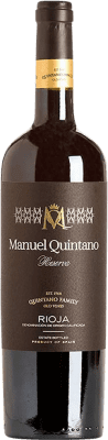 43,95 € Spedizione Gratuita | Vino rosso Labastida Manuel Quintano Riserva D.O.Ca. Rioja La Rioja Spagna Bottiglia 75 cl