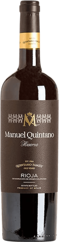 43,95 € Envío gratis | Vino tinto Labastida Manuel Quintano Reserva D.O.Ca. Rioja La Rioja España Botella 75 cl