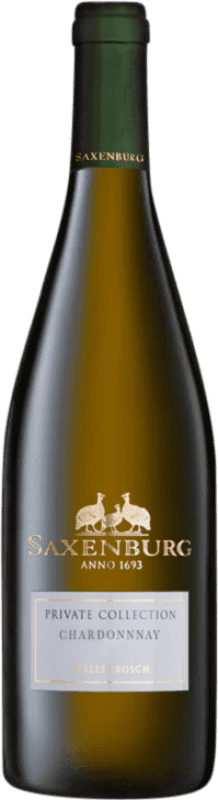 28,95 € Kostenloser Versand | Weißwein Saxenburg Private Collection Crianza — Kurze Fassreifung I.G. Stellenbosch Stellenbosch Südafrika Chardonnay Flasche 75 cl