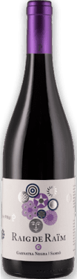 8,95 € Free Shipping | Red wine Piñol Raig de Raïm Aged D.O. Terra Alta Catalonia Spain Merlot, Syrah, Grenache, Mazuelo, Carignan Bottle 75 cl