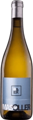 36,95 € Free Shipping | White wine Mas Oller Mar Young D.O. Empordà Catalonia Spain Malvasía, Picapoll Magnum Bottle 1,5 L