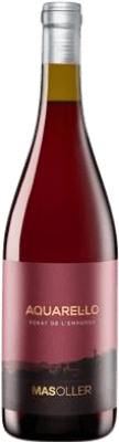 9,95 € 免费送货 | 玫瑰酒 Mas Oller Aquarel·lo 年轻的 D.O. Empordà 加泰罗尼亚 西班牙 Syrah, Grenache 瓶子 75 cl