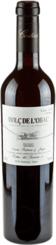 58,95 € Бесплатная доставка | Сладкое вино Costers del Siurana Dolç de l'Obac D.O.Ca. Priorat Каталония Испания Syrah, Grenache, Cabernet Sauvignon бутылка Medium 50 cl