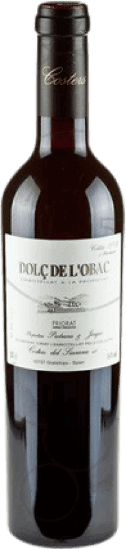 59,95 € Envio grátis | Vinho doce Costers del Siurana Dolç de l'Obac D.O.Ca. Priorat Catalunha Espanha Syrah, Grenache, Cabernet Sauvignon Garrafa Medium 50 cl