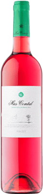 8,95 € Envio grátis | Vinho rosé Mas Comtal Jovem D.O. Penedès Catalunha Espanha Merlot Garrafa 75 cl