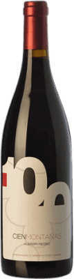 18,95 € Free Shipping | Red wine Vidas Cien Montañas Crianza D.O.P. Vino de Calidad de Cangas Castilla y León Spain Albarín Black Bottle 75 cl