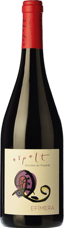 9,95 € Бесплатная доставка | Красное вино Espelt Efímera Молодой D.O. Empordà Каталония Испания Grenache бутылка 75 cl