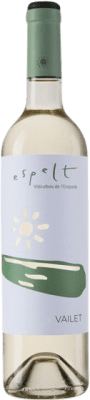 9,95 € 免费送货 | 白葡萄酒 Espelt Vailet 年轻的 D.O. Empordà 加泰罗尼亚 西班牙 Garnacha — 歌海娜, Macabeo — 马卡贝奥 75 cl