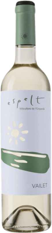 9,95 € Kostenloser Versand | Weißwein Espelt Vailet Jung D.O. Empordà Katalonien Spanien Garnacha — Grenache, Macabeo Flasche 75 cl