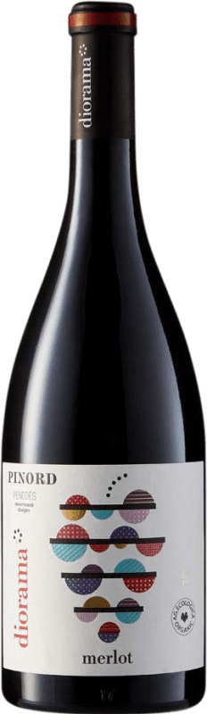 64,95 € Бесплатная доставка | Красное вино Pinord Diorama старения D.O. Penedès Каталония Испания Merlot бутылка 75 cl