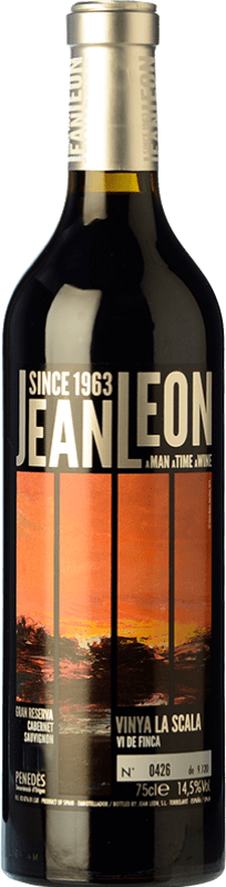 59,95 € 免费送货 | 红酒 Jean Leon Vinya La Scala 大储备 D.O. Penedès 加泰罗尼亚 西班牙 Cabernet Sauvignon 瓶子 75 cl