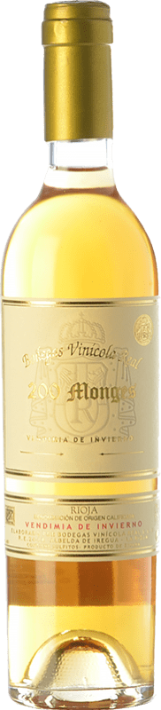 69,95 € 免费送货 | 加强葡萄酒 Vinícola Real 200 Monges Vendimia de Invierno D.O.Ca. Rioja 拉里奥哈 西班牙 Malvasia — 玛尔瓦西亚, Macabeo — 马卡贝奥 半瓶装 37 cl