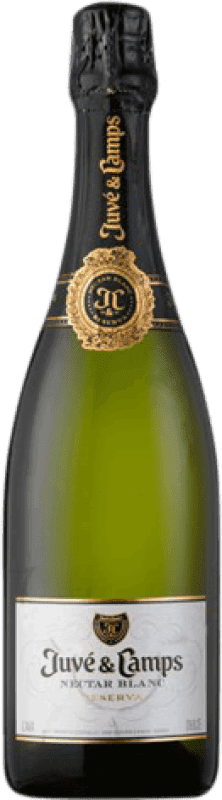 11,95 € Free Shipping | White sparkling Juvé y Camps Nectar Sweet Reserve D.O. Cava Catalonia Spain Macabeo, Xarel·lo, Parellada Bottle 75 cl