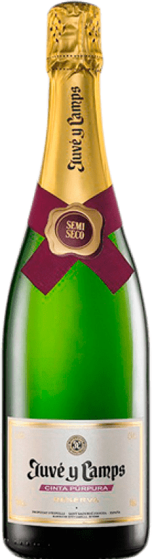 19,95 € Envoi gratuit | Blanc mousseux Juvé y Camps Cinta Púrpura Brut Réserve D.O. Cava Catalogne Espagne Macabeo, Xarel·lo, Parellada Bouteille 75 cl