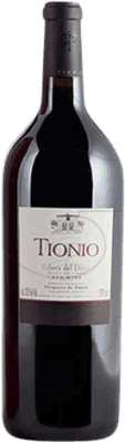 37,95 € Free Shipping | Red wine Tionio Crianza D.O. Ribera del Duero Castilla y León Spain Tempranillo Magnum Bottle 1,5 L