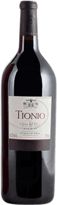 37,95 € Kostenloser Versand | Rotwein Tionio Alterung D.O. Ribera del Duero Kastilien und León Spanien Tempranillo Magnum-Flasche 1,5 L