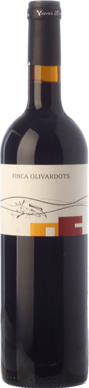 16,95 € Free Shipping | Red wine Olivardots Finca Olivardots Negre Young D.O. Empordà Catalonia Spain Syrah, Grenache, Mazuelo, Carignan Bottle 75 cl