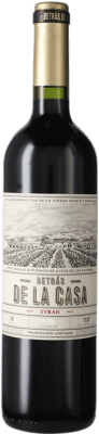 21,95 € Free Shipping | Red wine Uvas Felices Detrás de la Casa D.O. Yecla Region of Murcia Spain Syrah Bottle 75 cl