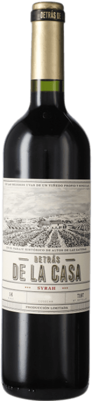 21,95 € Free Shipping | Red wine Uvas Felices Detrás de la Casa D.O. Yecla Region of Murcia Spain Syrah Bottle 75 cl