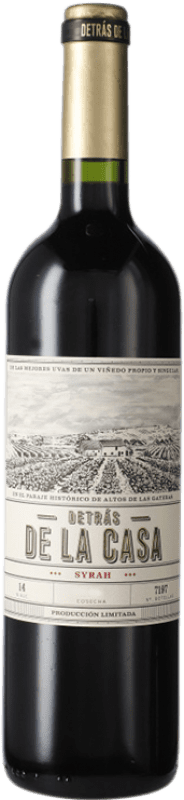 15,95 € Envío gratis | Vino tinto Uvas Felices Detrás de la Casa D.O. Yecla Región de Murcia España Syrah Botella 75 cl