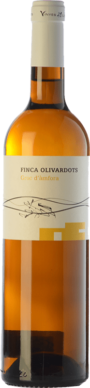 16,95 € 免费送货 | 白酒 Olivardots Finca Groc d'Àmfora 年轻的 D.O. Empordà 加泰罗尼亚 西班牙 Grenache White, Grenache Grey, Macabeo 瓶子 75 cl