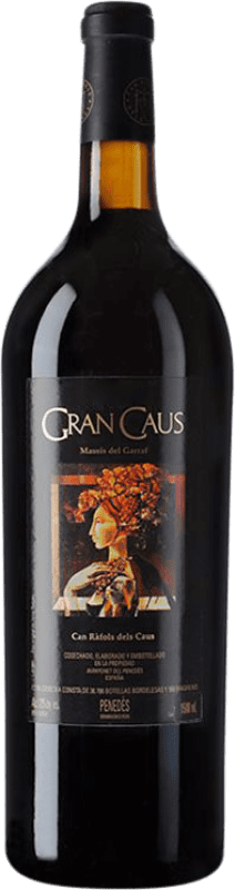 95,95 € Free Shipping | Red wine Can Ràfols Gran Caus Reserve D.O. Penedès Catalonia Spain Merlot, Cabernet Sauvignon, Cabernet Franc Magnum Bottle 1,5 L