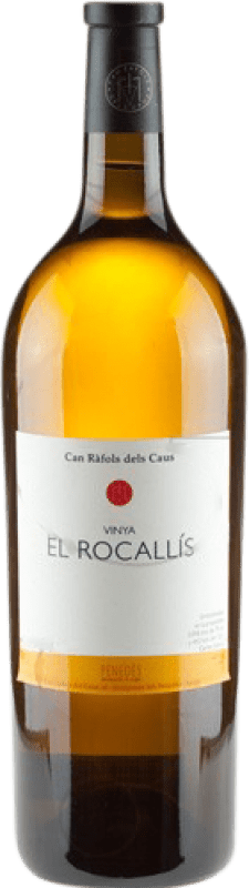 107,95 € Envio grátis | Vinho branco Can Ràfols El Rocallis Crianza D.O. Penedès Catalunha Espanha Incroccio Manzoni Garrafa Magnum 1,5 L