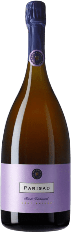 56,95 € 免费送货 | 白起泡酒 Can Ràfols Parisad Extra Brut — 特干型起泡酒 特级珍藏 D.O. Cava 加泰罗尼亚 西班牙 Macabeo — 马卡贝奥, Xarel·lo — 哈雷洛, Chardonnay — 莎当妮 大瓶 — Magnum 1,5 L