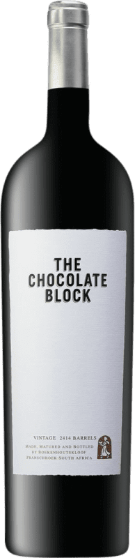 83,95 € Spedizione Gratuita | Vino Rosso Boekenhoutskloof The Chocolate Block Sud Africa Syrah, Garnacha — Grenache, Cabernet Sauvignon, Cinsault, Viognier Bottiglia Magnum 1,5 L