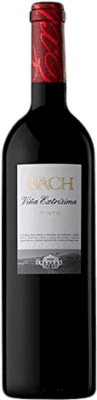 6,95 € Free Shipping | Red wine Bach Negre Aged D.O. Catalunya Catalonia Spain Tempranillo, Merlot, Cabernet Sauvignon Bottle 75 cl