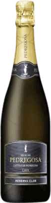 12,95 € Envío gratis | Espumoso Blanco Pedregosa Clos Brut Nature Reserva D.O. Cava Cataluña España Macabeo, Xarel·lo, Parellada 75 cl