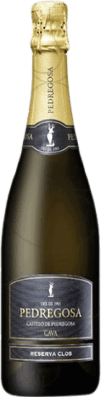 11,95 € 送料無料 | 白スパークリングワイン Pedregosa Clos ブルットの自然 予約 D.O. Cava カタロニア スペイン Macabeo, Xarel·lo, Parellada ボトル 75 cl