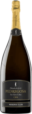 23,95 € 送料無料 | 白スパークリングワイン Pedregosa Clos ブルットの自然 予約 D.O. Cava カタロニア スペイン Macabeo, Xarel·lo, Parellada マグナムボトル 1,5 L