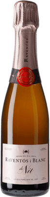 14,95 € 免费送货 | 玫瑰气泡酒 Raventós i Blanc de Nit 香槟 年轻的 加泰罗尼亚 西班牙 Monastrell, Macabeo, Xarel·lo, Parellada 半瓶 37 cl