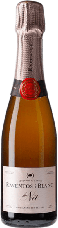 15,95 € Free Shipping | Rosé sparkling Raventós i Blanc de Nit Brut Young Catalonia Spain Monastrell, Macabeo, Xarel·lo, Parellada Half Bottle 37 cl