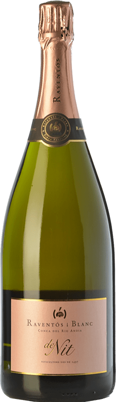 47,95 € 免费送货 | 白起泡酒 Raventós i Blanc de Nit 香槟 加泰罗尼亚 西班牙 Monastrell, Macabeo, Xarel·lo, Parellada 瓶子 Magnum 1,5 L