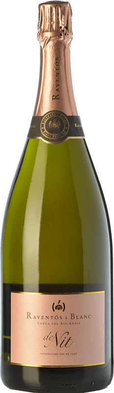 47,95 € Envoi gratuit | Blanc mousseux Raventós i Blanc de Nit Brut Réserve Catalogne Espagne Monastrell, Macabeo, Xarel·lo, Parellada Bouteille Magnum 1,5 L