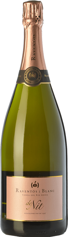 49,95 € Envoi gratuit | Vin Mousseux Blanc Raventós i Blanc de Nit Brut Réserve Catalogne Espagne Monastrell, Macabeo — Macabeu, Xarel·lo, Parellada Bouteille Magnum 1,5 L