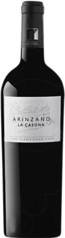 78,95 € Kostenloser Versand | Rotwein Arínzano La Casona D.O.P. Vino de Pago Señorío de Arínzano Navarra Spanien Tempranillo, Merlot Magnumflasche 1,5 L