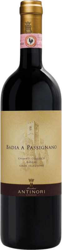 62,95 € Free Shipping | Red wine Badia a Passignano Antinori D.O.C.G. Chianti Italy Sangiovese Bottle 75 cl
