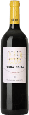 9,95 € Free Shipping | Red wine Mas Pòlit Terra Indika Aged D.O. Empordà Catalonia Spain Grenache Bottle 75 cl